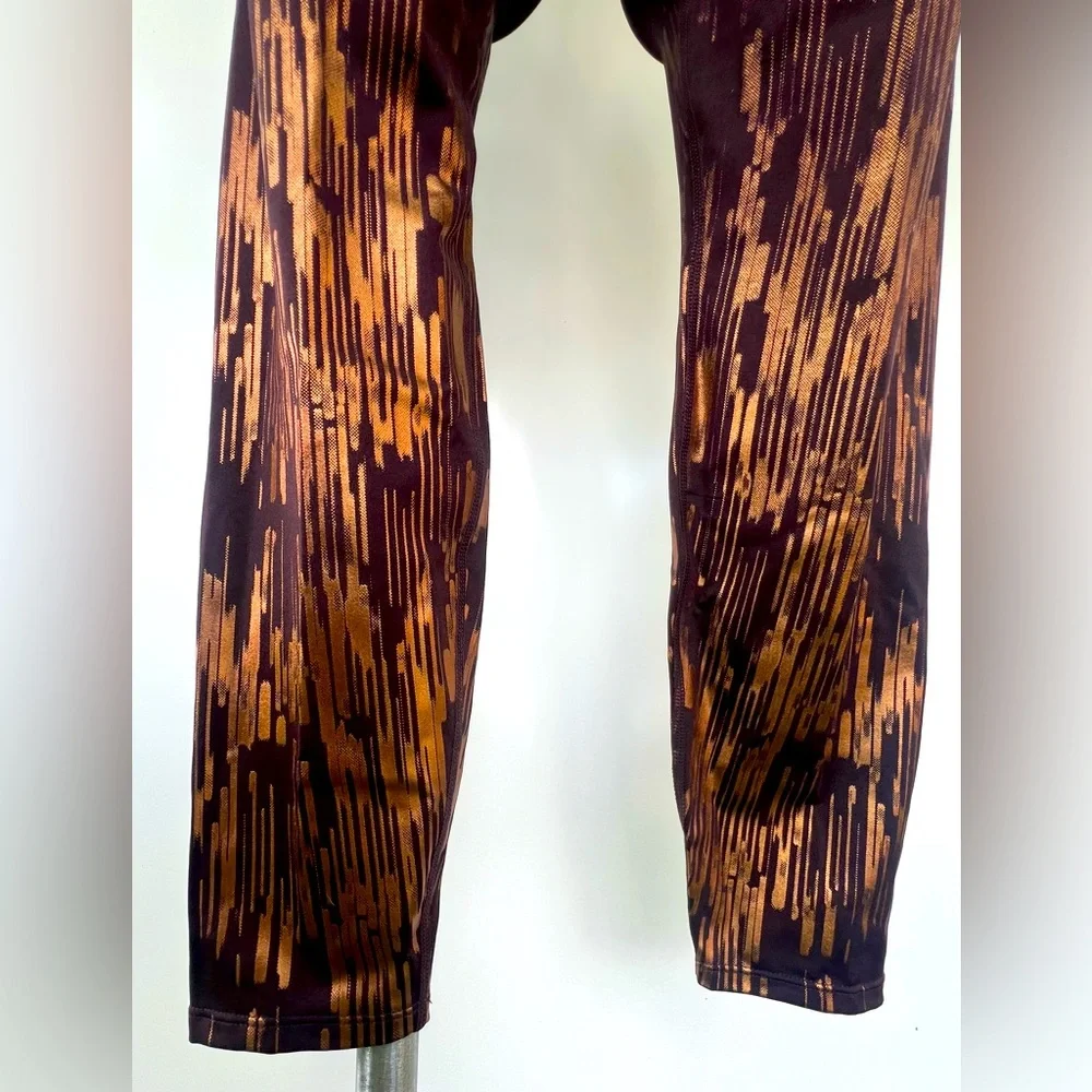 JoyLab 2pc Strappy Back Shine Sports Bra, High-Waisted 7/8 Shine Leggings Size:S - Picture 5 of 16